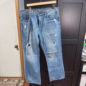 American Eagle Outfitters Blue Relaxed Fit Jeans 36x32